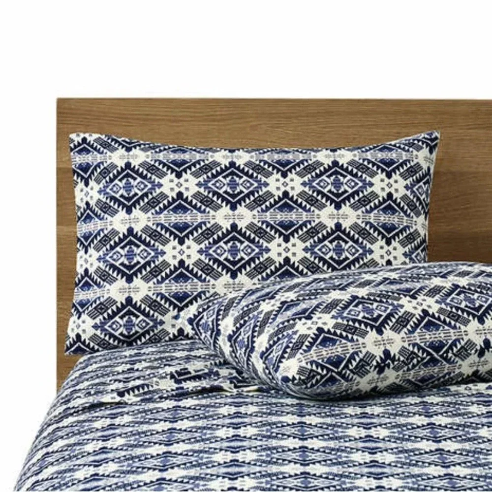 Pendleton Queen Flannel Sheet Set 100% Cotton Westward Journey New